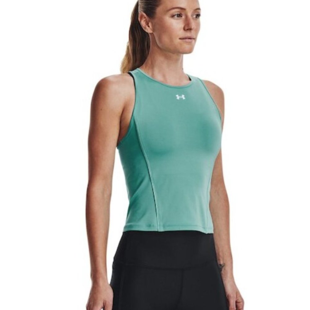 Under Armour Women's HeatGear© Armour Crop Tank Top, Sleeveless, Sports